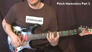 Online Guitar Lessons - Pinch Harmonics - Part 3